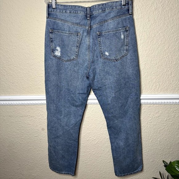 JBD Just Black Denim Women's SZ 31 Distressed Jeans Medium Wash - Picture 5 of 10